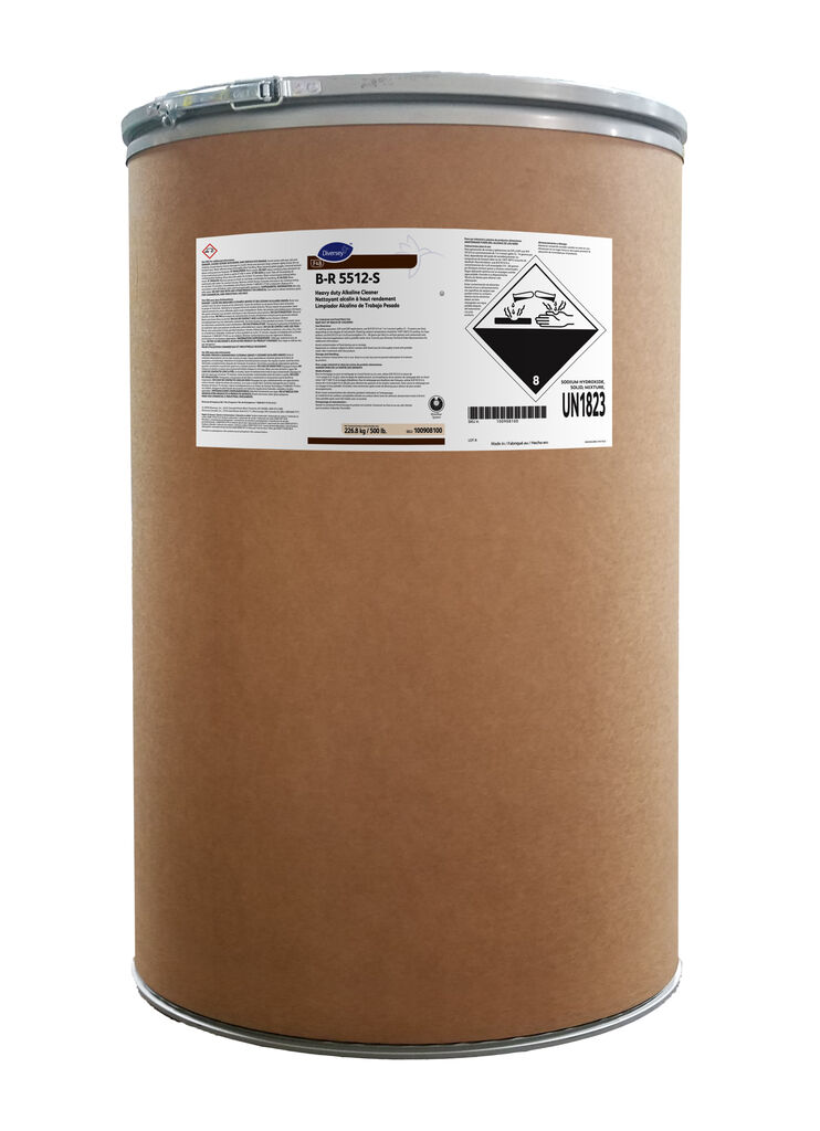 B-R 5512-S, 500lb - Nettoyant alcalin de qualité supérieure